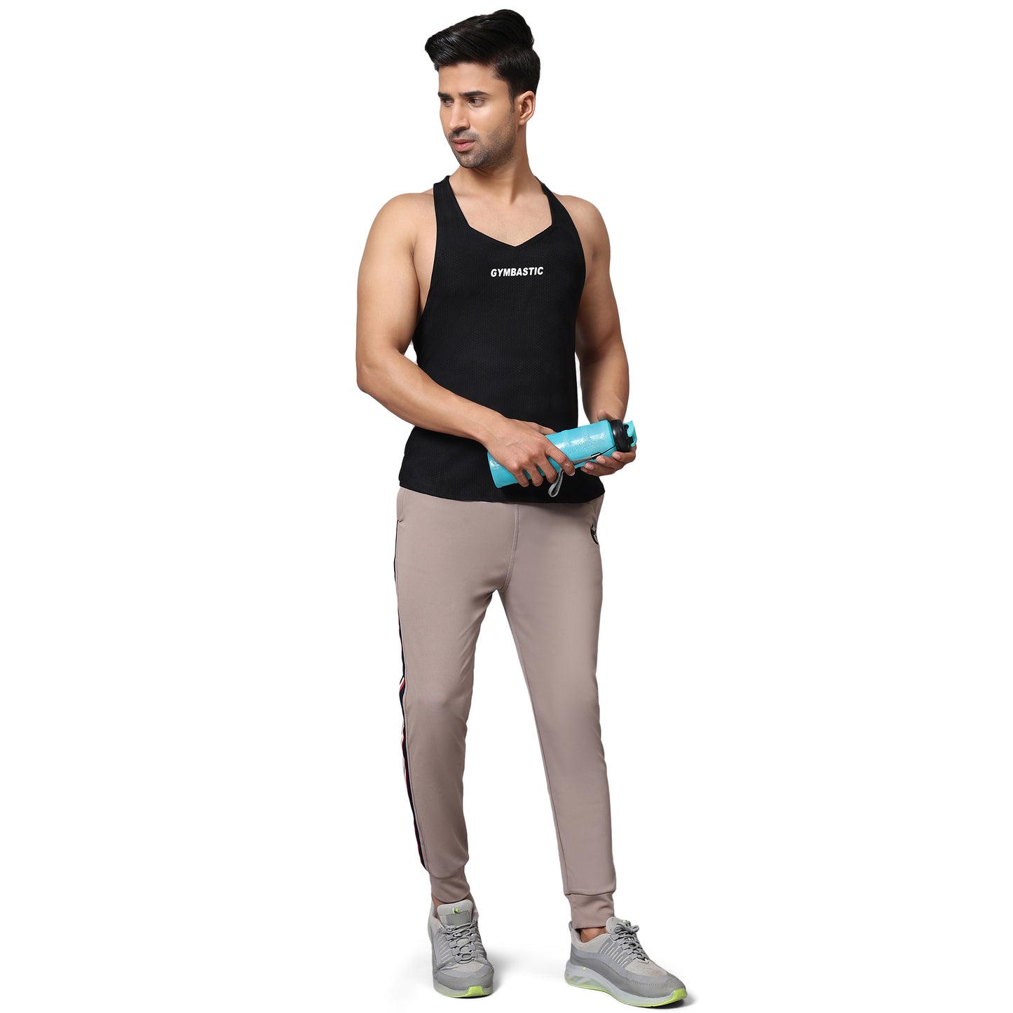 2-BLACK WHITE COMBO GYM VEST