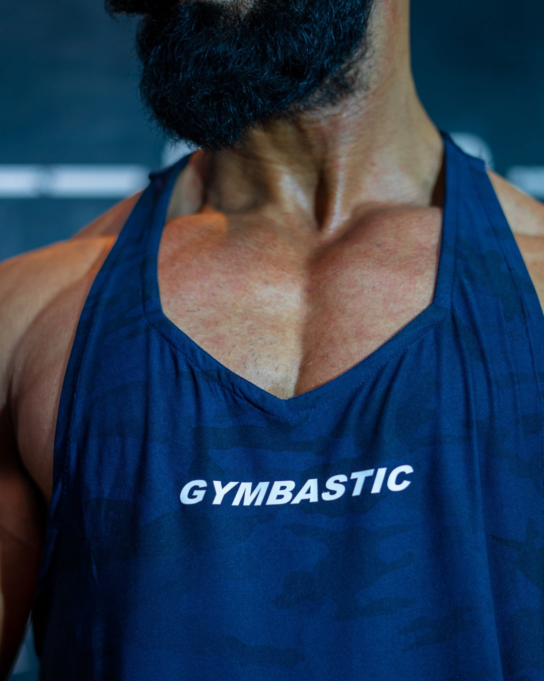 Y-SHAPE BLUE GYM VEST