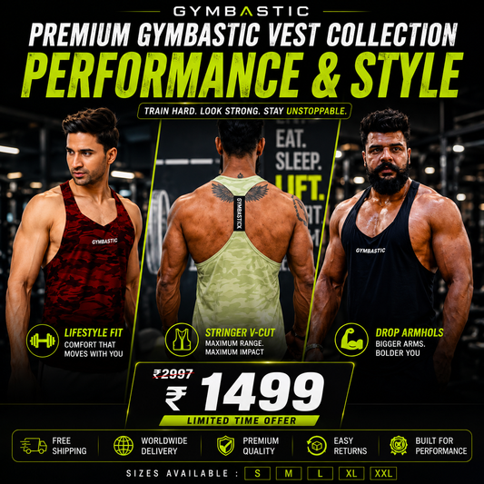 Combo of 3 Gym vest (Wine Red,Black,LightGreen)
