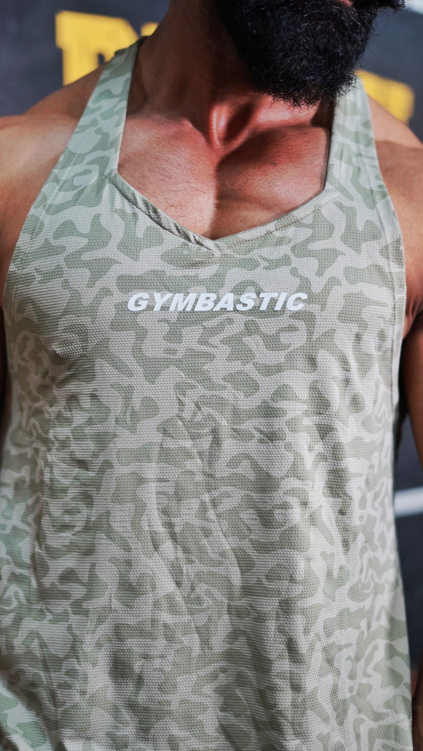 Gymbastic Y-shape gym vest (Light Green)