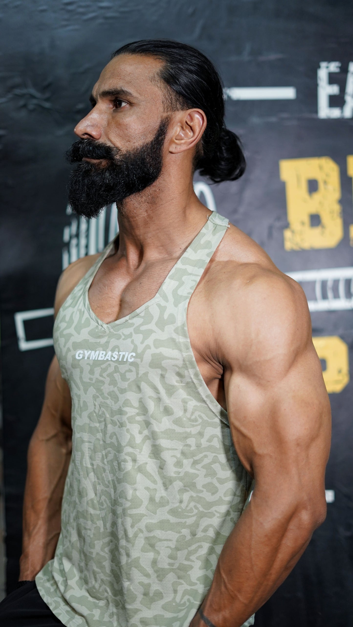 Gymbastic Y-shape gym vest (Light Green)