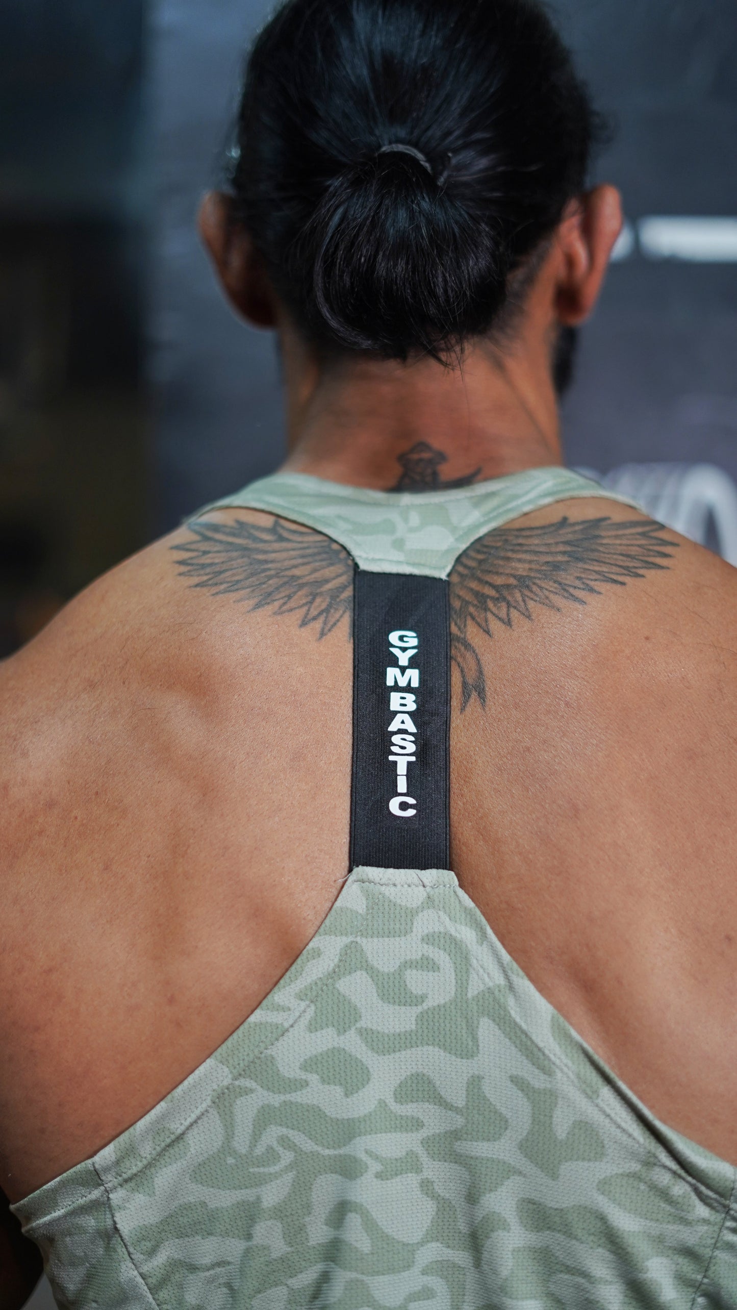 Gymbastic Y-shape gym vest (Light Green)