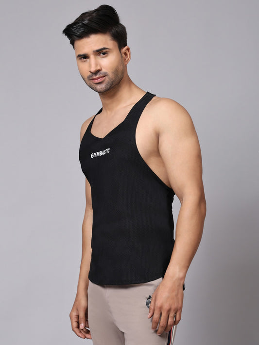Gymbastic Y-shape gym vest (black)