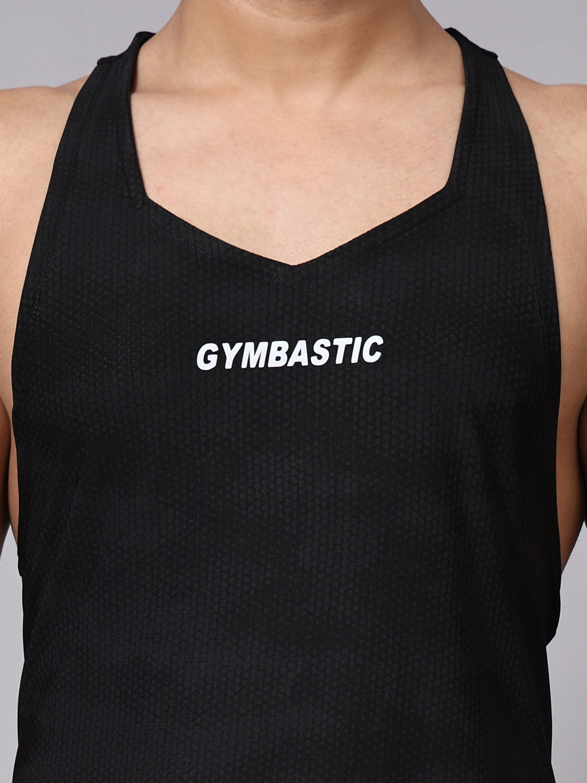 Gymbastic Y-shape gym vest (black)