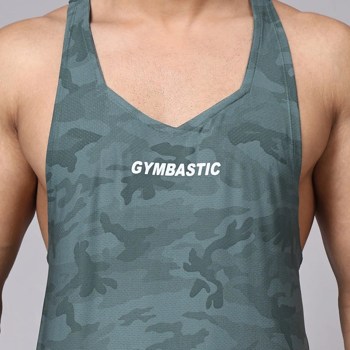Gymbastic Y-shape gym vest (Green)