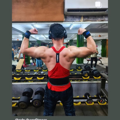 Combo of 3 Gym vest (Wine Red,Black,LightGreen)