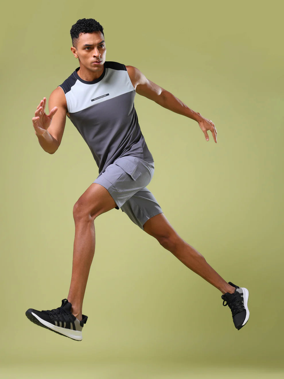 Gymbastic men's Shorts (Coral Blue)