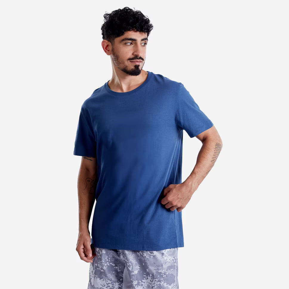 Gymbastic Plain T-Shirts (Blue)