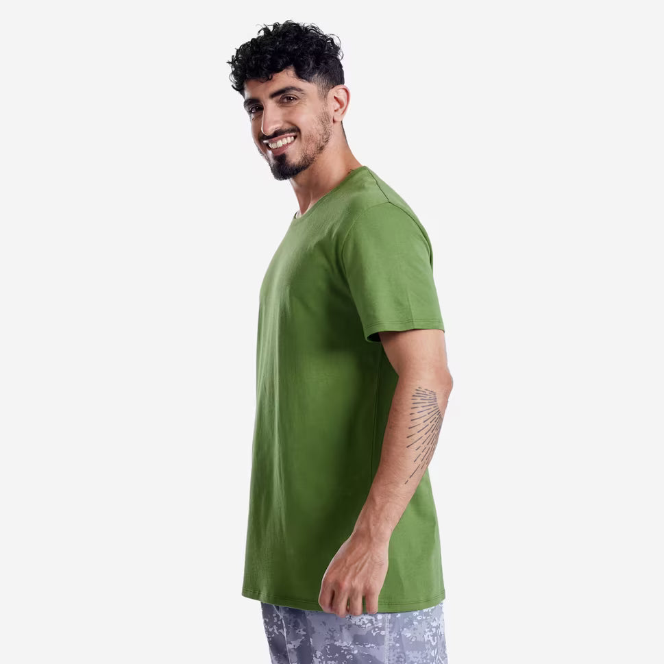 Gymbastic Plain T-Shirts (Green)