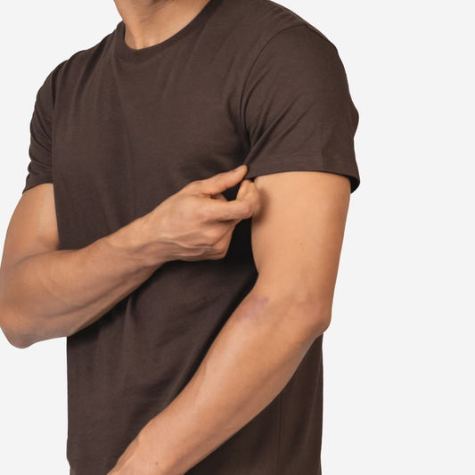 Gymbastic Plain T-Shirts (Brown)