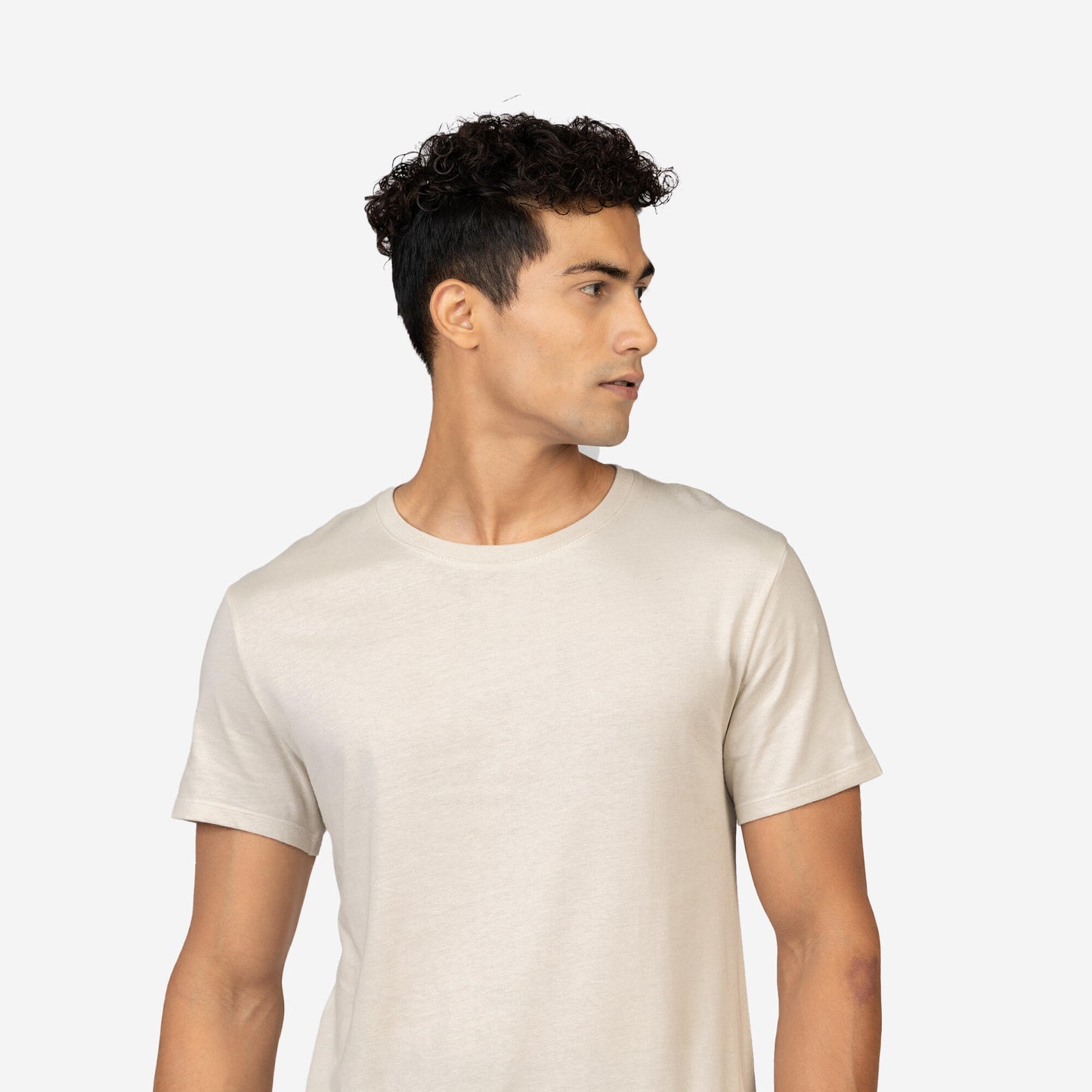 Gymbastic Plain T-Shirts (Creme)